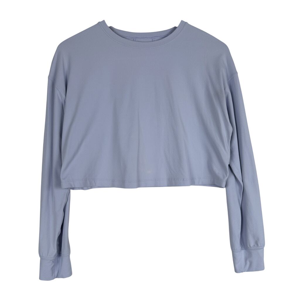 Lululemon Abrasion Resistant Training Long Sleeve Shirt Blue Linen - 8